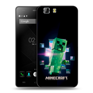 Силиконовый чехол на Doogee X5 с принтом Майнкрафт Minecraft Силиконовый чехол на Doogee X5 с принтом Майнкрафт Minecraft