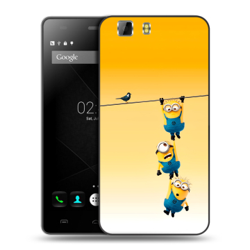 Силиконовый чехол на Doogee X5 с принтом Миньоны Силиконовый чехол на Doogee X5 с принтом Миньоны