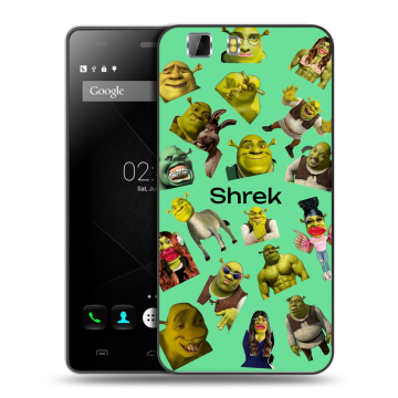 Силиконовый чехол на Doogee X5 с принтом Шрек Shrek