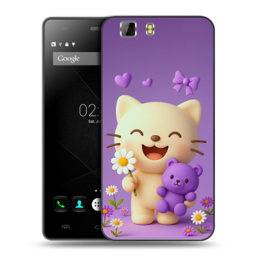 Силиконовый чехол на Doogee X5 с принтом для девочек Силиконовый чехол на Doogee X5 с принтом для девочек