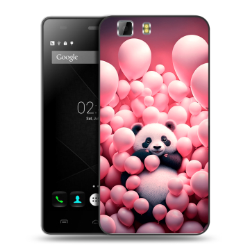 Силиконовый чехол на Doogee X5 с принтом Панда Силиконовый чехол на Doogee X5 с принтом Панда