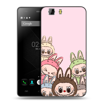 Силиконовый чехол на Doogee X5 с принтом Лабубу