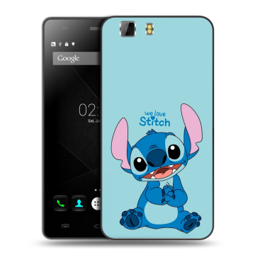Силиконовый чехол на Doogee X5 с принтом Лило и Стич