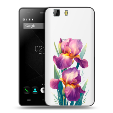 Силиконовый чехол на Doogee X5 с принтом Цветы орхидеи