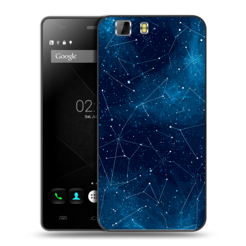 Силиконовый чехол на Doogee X5 с принтом Космос звезды