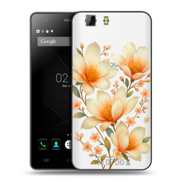 Силиконовый чехол на Doogee X5 с принтом Цветы