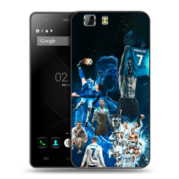 Силиконовый чехол на Doogee X5 с принтом Реал Роналдо Силиконовый чехол на Doogee X5 с принтом Реал Роналдо