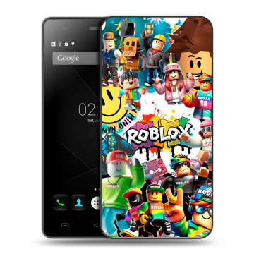 Силиконовый чехол на Doogee X5 с принтом Roblox Роблокс Силиконовый чехол на Doogee X5 с принтом Roblox Роблокс