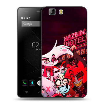 Силиконовый чехол на Doogee X5 с принтом Hazbin Hotel Отель Хазбин Силиконовый чехол на Doogee X5 с принтом Hazbin Hotel Отель Хазбин
