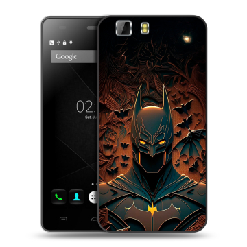 Силиконовый чехол на Doogee X5 с принтом Batman Бэтмен