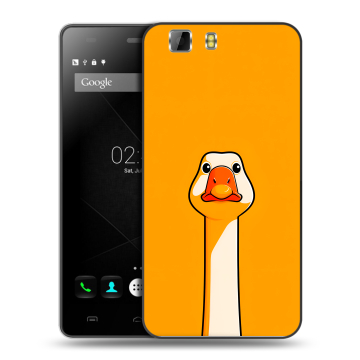 Силиконовый чехол на Doogee X5 с принтом Смешная утка