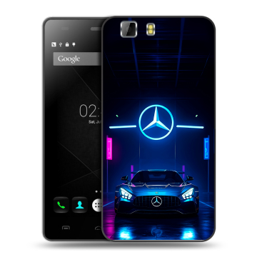 Силиконовый чехол на Doogee X5 с принтом Mercedes Мерседес Силиконовый чехол на Doogee X5 с принтом Mercedes Мерседес