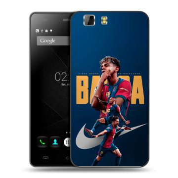 Силиконовый чехол на Doogee X5 с принтом Барселона Barca Yamal Силиконовый чехол на Doogee X5 с принтом Барселона Barca Yamal