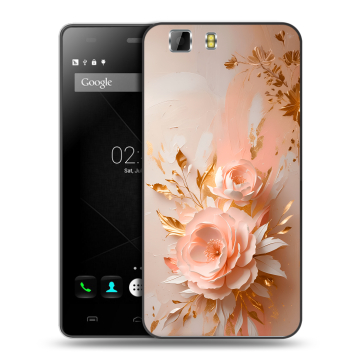 Силиконовый чехол на Doogee X5 с принтом женский