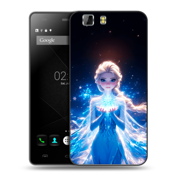 Силиконовый чехол на Doogee X5 с принтом Холодное сердце Frozen Силиконовый чехол на Doogee X5 с принтом Холодное сердце Frozen