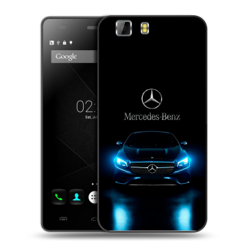 Силиконовый чехол на Doogee X5 с принтом Mercedes Мерседес