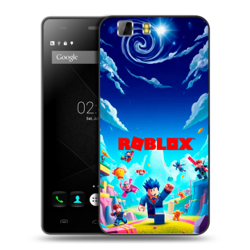 Силиконовый чехол на Doogee X5 с принтом Roblox Роблокс Силиконовый чехол на Doogee X5 с принтом Roblox Роблокс