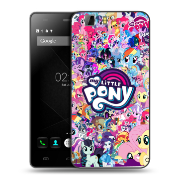 Силиконовый чехол на Doogee X5 с принтом My little pony Дружба чудо Силиконовый чехол на Doogee X5 с принтом My little pony Дружба чудо