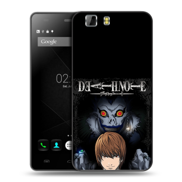 Силиконовый чехол на Doogee X5 с принтом Death note Тетрадь смерти