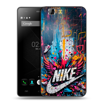 Силиконовый чехол на Doogee X5 с принтом Nike Найк Силиконовый чехол на Doogee X5 с принтом Nike Найк