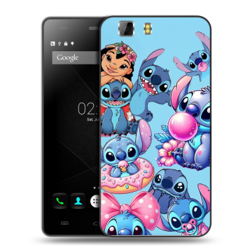 Силиконовый чехол на Doogee X5 с принтом Лило и Стич