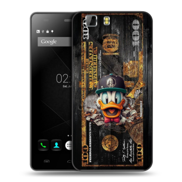 Силиконовый чехол на Doogee X5 с принтом Дональд Дак Доллар Силиконовый чехол на Doogee X5 с принтом Дональд Дак Доллар