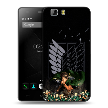 Силиконовый чехол на Doogee X5 с принтом Атака титанов Силиконовый чехол на Doogee X5 с принтом Атака титанов