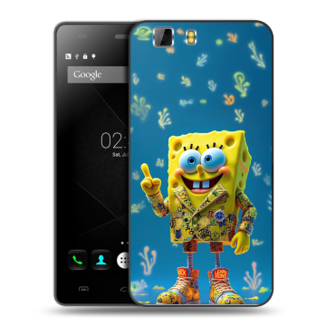 Силиконовый чехол на Doogee X5 с принтом Спанч боб Спанчбоб Силиконовый чехол на Doogee X5 с принтом Спанч боб Спанчбоб