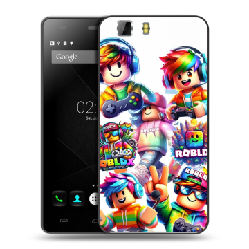 Силиконовый чехол на Doogee X5 с принтом Roblox Роблокс Силиконовый чехол на Doogee X5 с принтом Roblox Роблокс