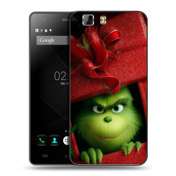 Силиконовый чехол на Doogee X5 с принтом Новый год