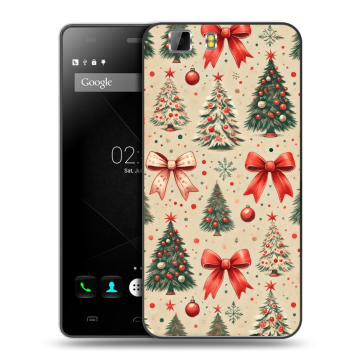 Силиконовый чехол на Doogee X5 с принтом Новый год