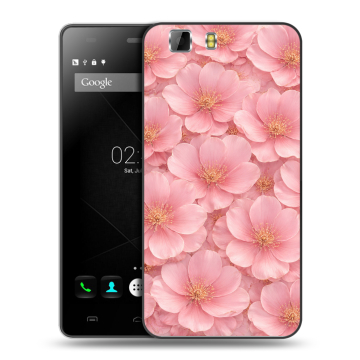 Силиконовый чехол на Doogee X5 с принтом женский