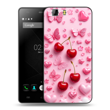 Силиконовый чехол на Doogee X5 с принтом для девочек Силиконовый чехол на Doogee X5 с принтом для девочек