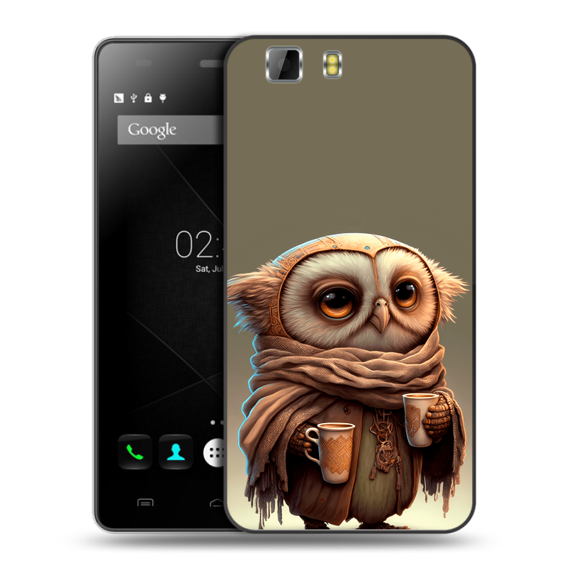 Пластиковый чехол на Doogee X5 с принтом Сова Пластиковый чехол на Doogee X5 с принтом Сова