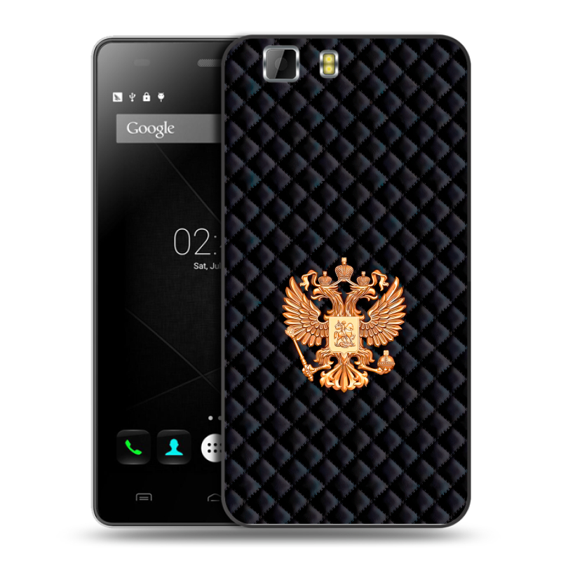 Силиконовый чехол на Doogee X5 с принтом Герб России принт Силиконовый чехол на Doogee X5 с принтом Герб России принт