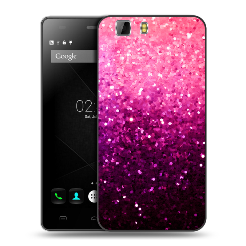 Силиконовый чехол на Doogee X5 с принтом Блестки Силиконовый чехол на Doogee X5 с принтом Блестки