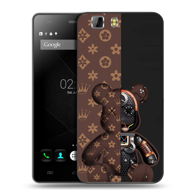 Пластиковый чехол на Doogee X5 с принтом Луи робот Пластиковый чехол на Doogee X5 с принтом Луи робот