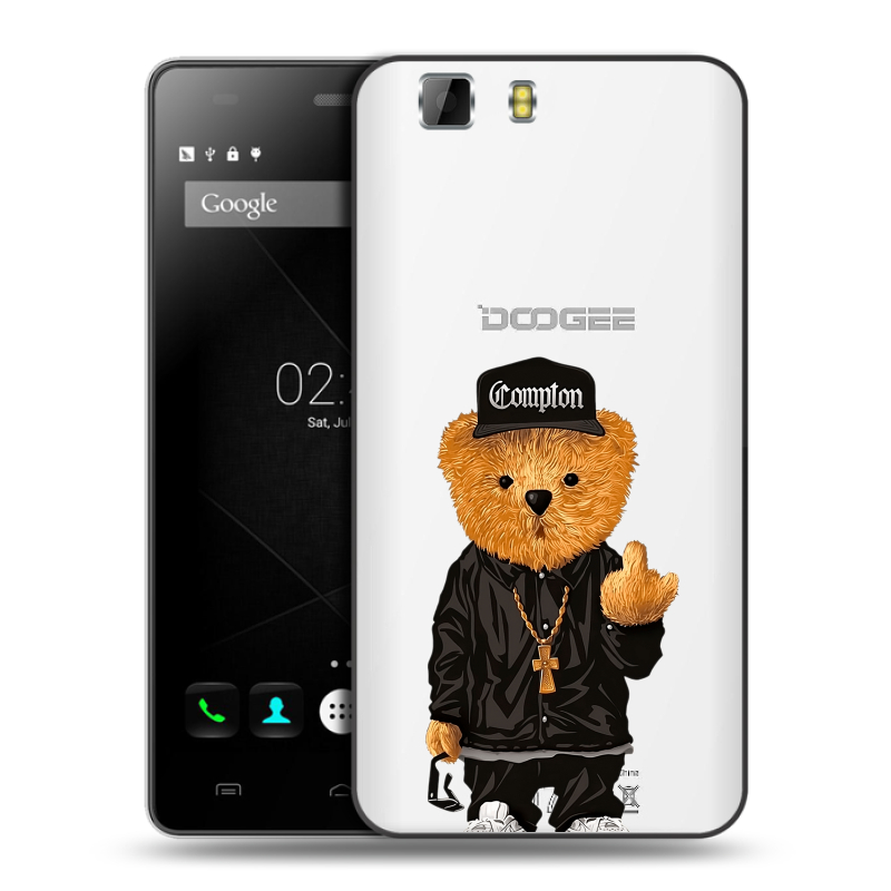 Силиконовый чехол на Doogee X5 с принтом Плюшевый медведь Силиконовый чехол на Doogee X5 с принтом Плюшевый медведь