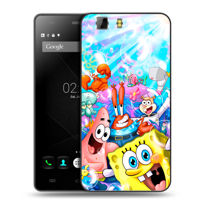 Пластиковый чехол на Doogee X5 с принтом спанчбоб спанч боб Пластиковый чехол на Doogee X5 с принтом спанчбоб спанч боб