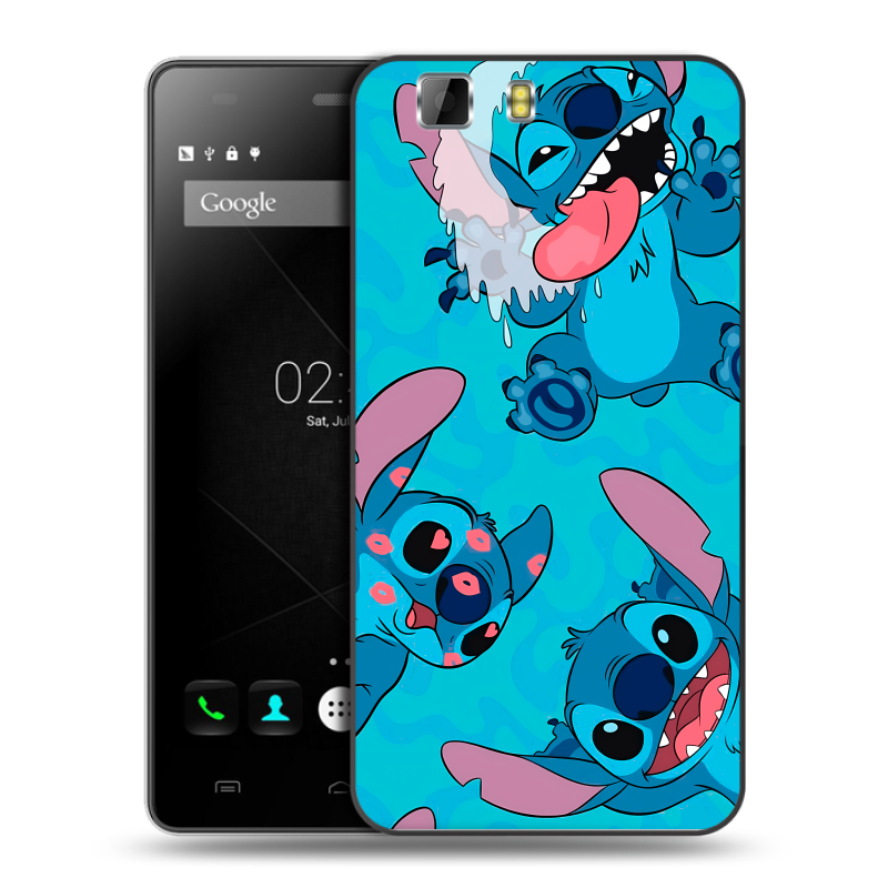 Силиконовый чехол на Doogee X5 с принтом Лило и Стич Силиконовый чехол на Doogee X5 с принтом Лило и Стич