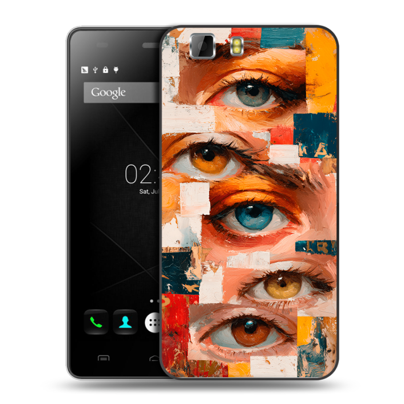 Силиконовый чехол на Doogee X5 с принтом Модный принт Силиконовый чехол на Doogee X5 с принтом Модный принт