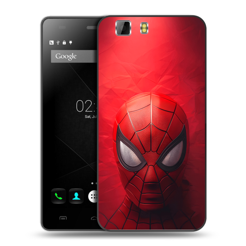 Пластиковый чехол на Doogee X5 с принтом Spiderman Человек паук Пластиковый чехол на Doogee X5 с принтом Spiderman Человек паук