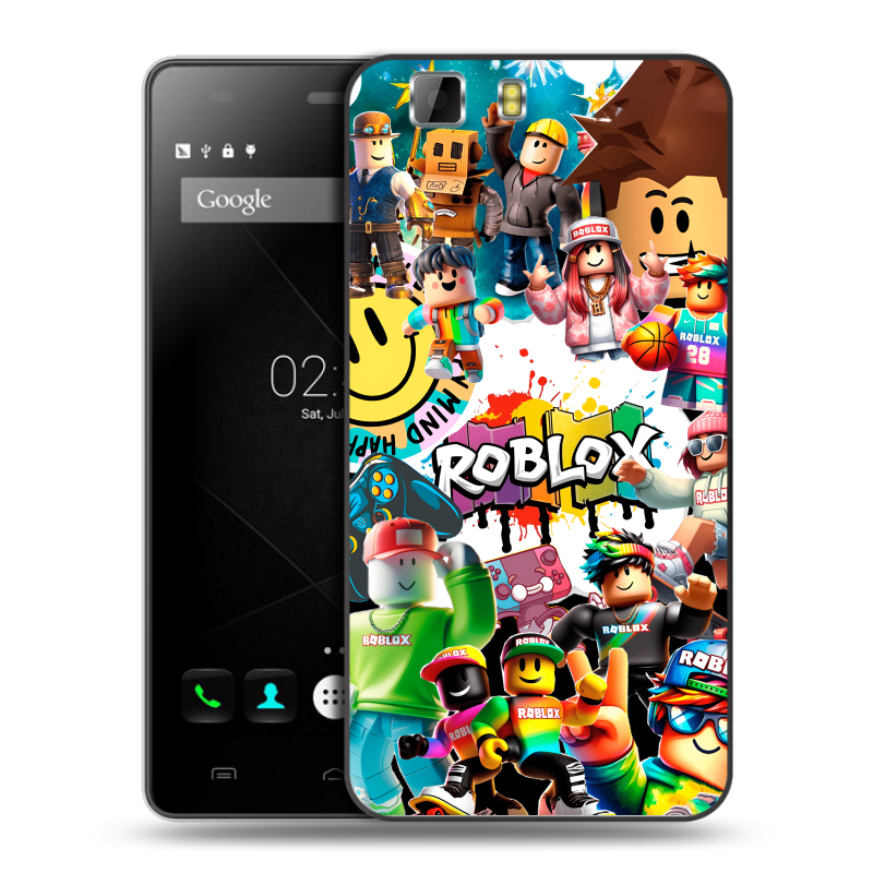 Силиконовый чехол на Doogee X5 с принтом Roblox Роблокс Силиконовый чехол на Doogee X5 с принтом Roblox Роблокс