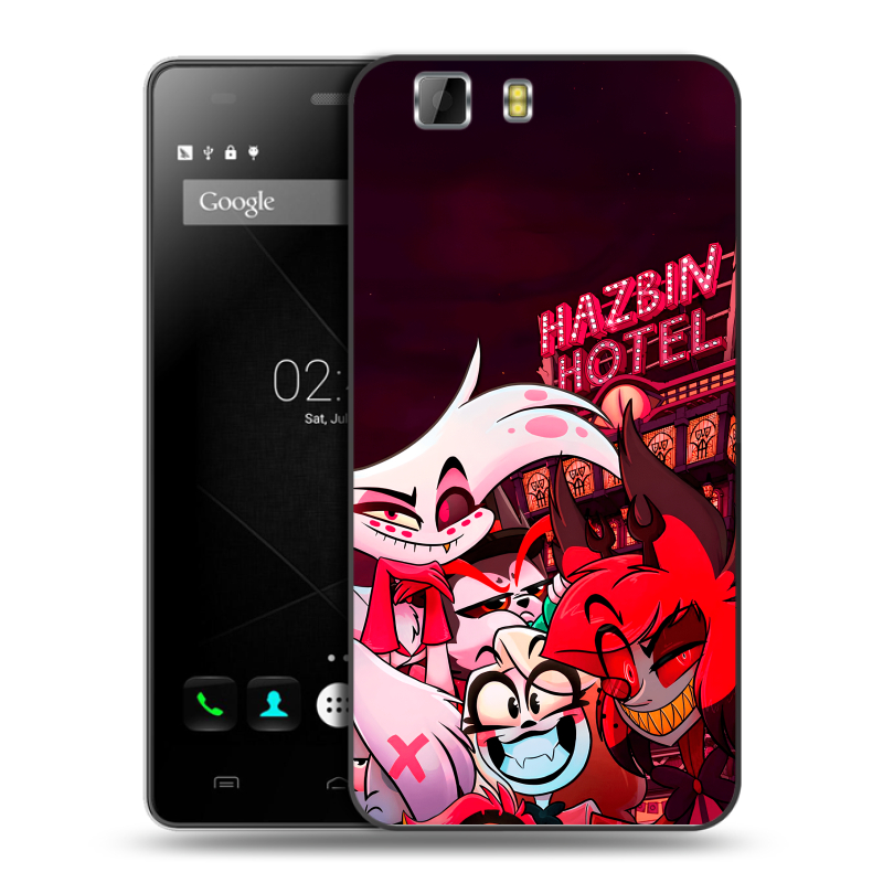 Пластиковый чехол на Doogee X5 с принтом Hazbin Hotel Отель Хазбин Пластиковый чехол на Doogee X5 с принтом Hazbin Hotel Отель Хазбин