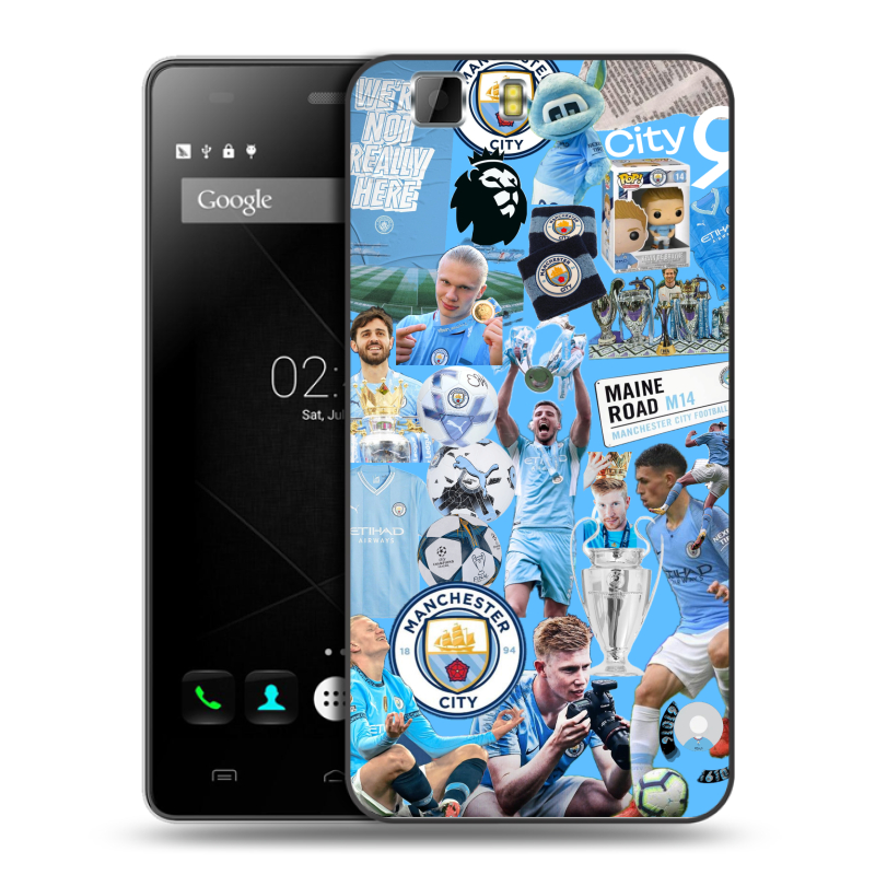 Пластиковый чехол на Doogee X5 с принтом Man City Манчестер Сити Пластиковый чехол на Doogee X5 с принтом Man City Манчестер Сити