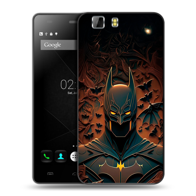 Силиконовый чехол на Doogee X5 с принтом Batman Бэтмен Силиконовый чехол на Doogee X5 с принтом Batman Бэтмен