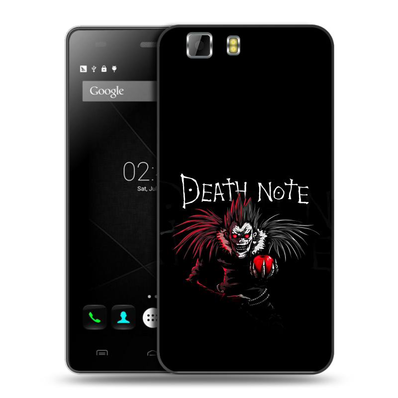 Пластиковый чехол на Doogee X5 с принтом Death note Тетрадь смерти Пластиковый чехол на Doogee X5 с принтом Death note Тетрадь смерти