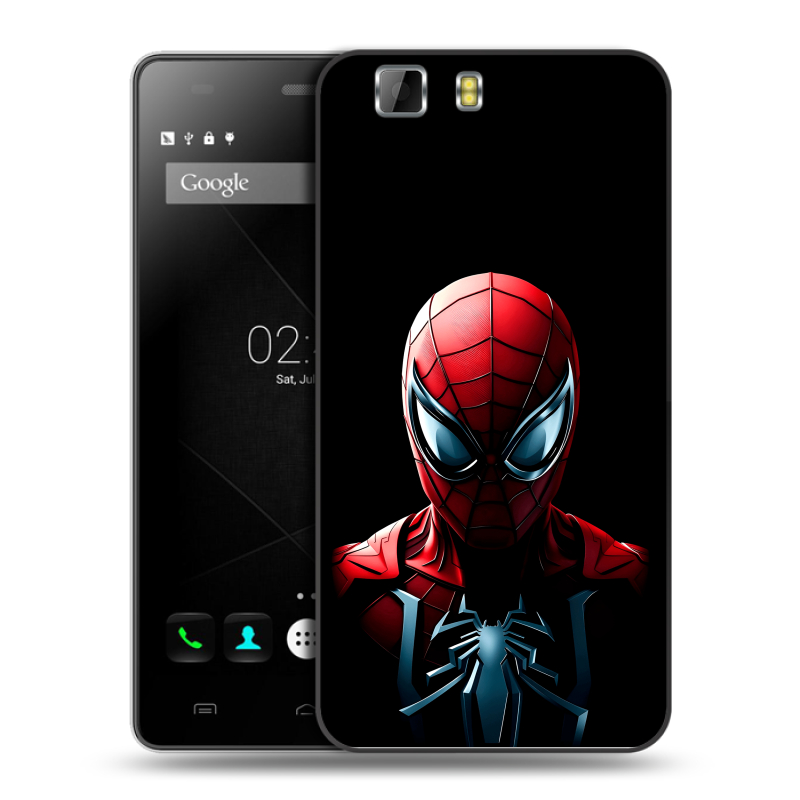 Силиконовый чехол на Doogee X5 с принтом Spiderman Человек паук Силиконовый чехол на Doogee X5 с принтом Spiderman Человек паук