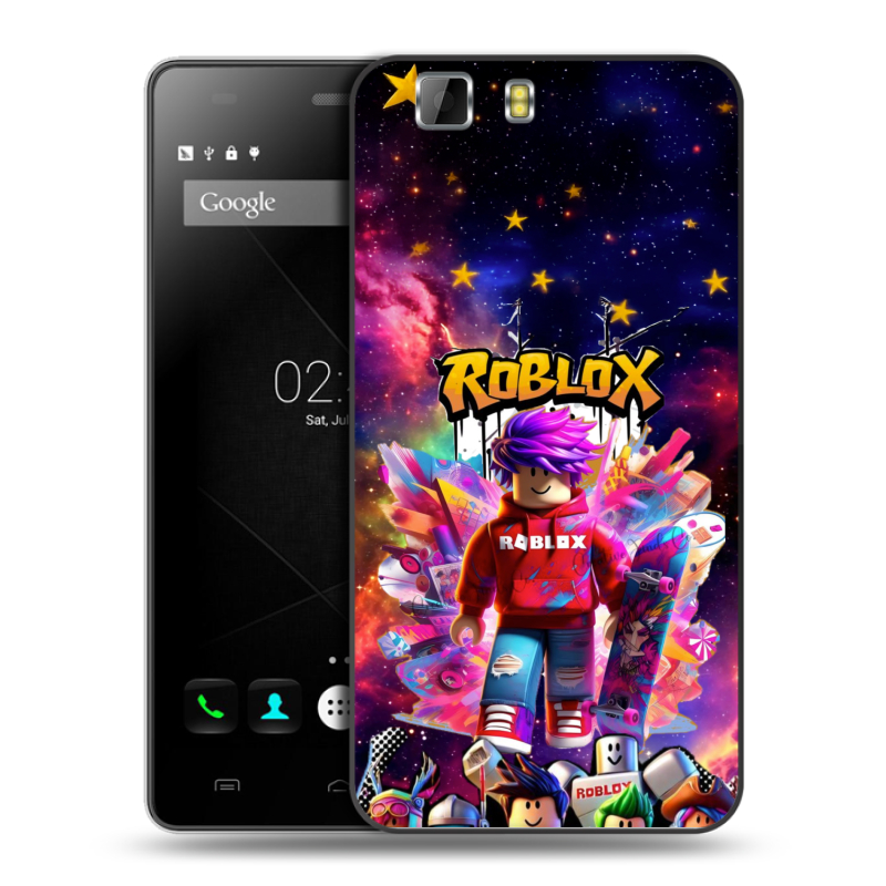 Пластиковый чехол на Doogee X5 с принтом Roblox Роблокс Пластиковый чехол на Doogee X5 с принтом Roblox Роблокс