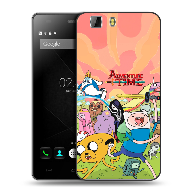 Силиконовый чехол на Doogee X5 с принтом Adventure time Время приключений Силиконовый чехол на Doogee X5 с принтом Adventure time Время приключений